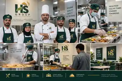 HS Group food-service brand identity