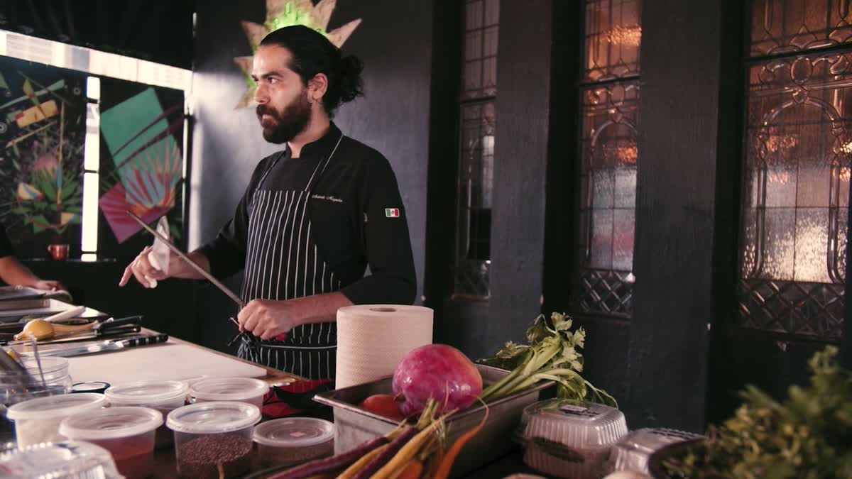 Before the first ingredient — sample kitchen footage